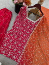 SR 1682 Georgette Top With Sharara Dupatta Bulk Orders In India